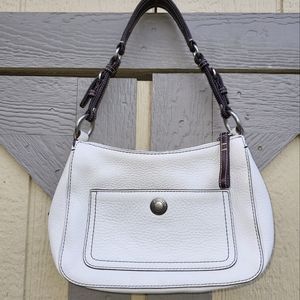 Vintage Coach Chelsea Pebbled Leather Handbag